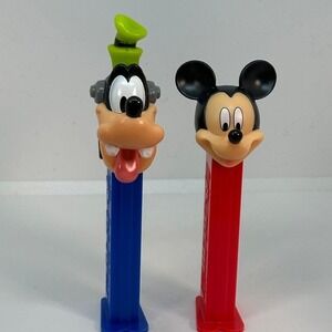Lot of Vintage PEZ Candy Dispensers –‎ Disney Mickey Mouse & Goofy